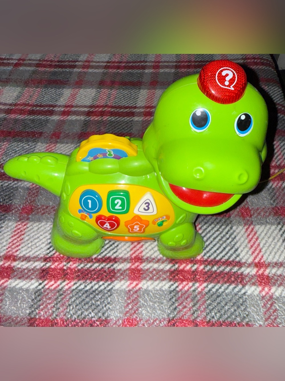 VTech Chomp & Count Dinosaur Interactive Dinosaur Musical Toy WORKS